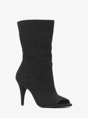 michael kors elaine open toe bootie|michael kors waterproof boots.